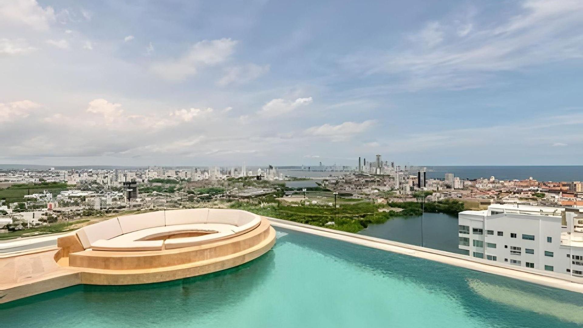 Apartamento New Murano Centro/near Walled City/panoramic Pool Cartagena