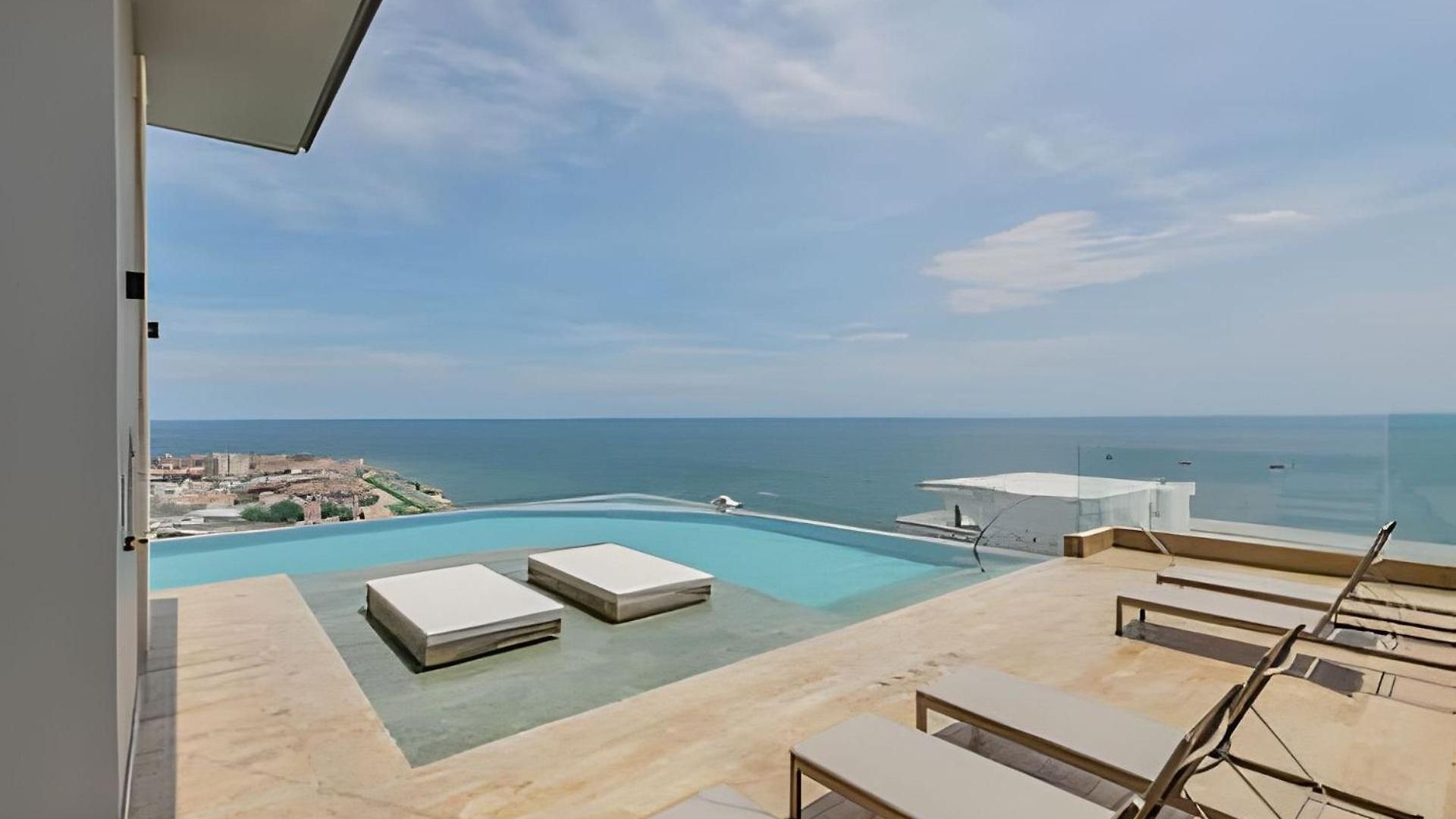 Apartamento New Murano Centro/near Walled City/panoramic Pool Cartagena