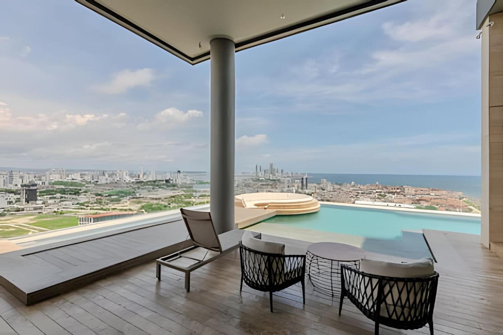 New Murano Centro/near Walled City/panoramic Pool Apartment Cartagena